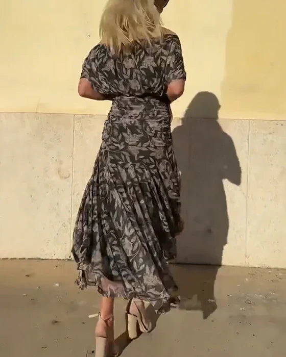 Julieta - Abito elegante con scollo a V e spalle scoperte