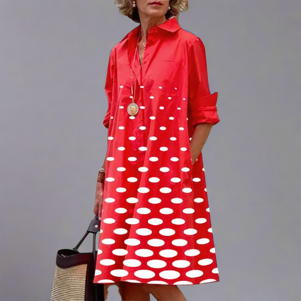 Adela | Robe midi faite main