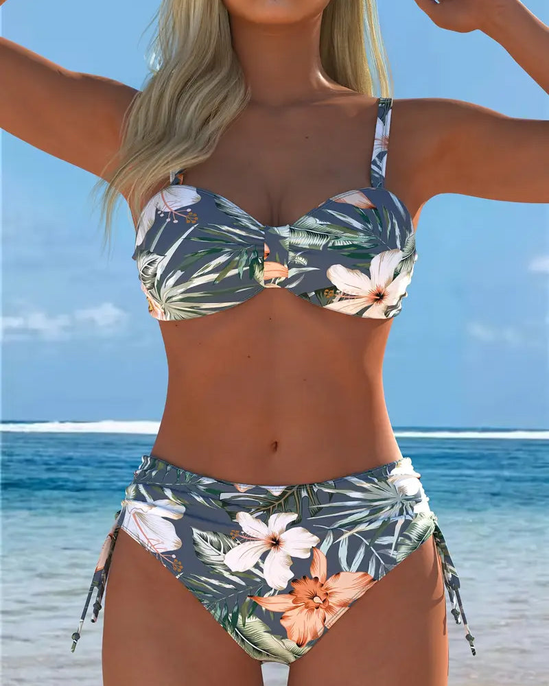 Bikini Due Pezzi Con Motivo Stampato – Tendenza
