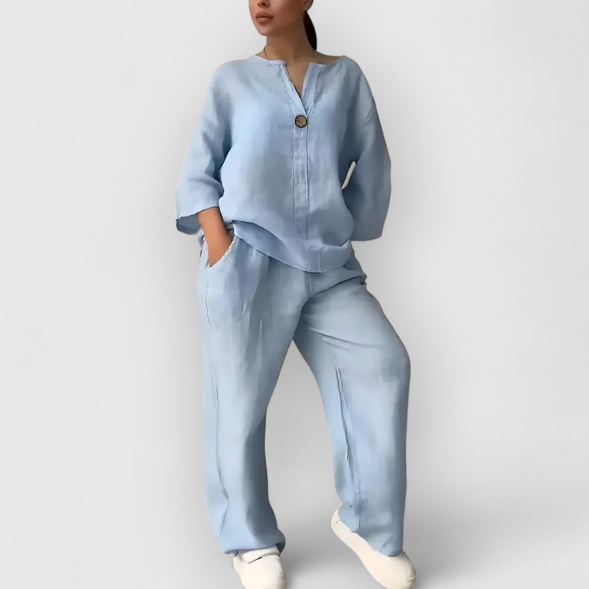 Celeste | Margherita – Tvådelat linneset i avslappnad, elegant stil
